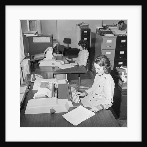 New computer at Westminster Bank, Isle of Man by Manx Press Pictures
