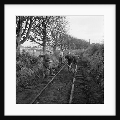 Railway line maintenance, Isle of Man by Manx Press Pictures