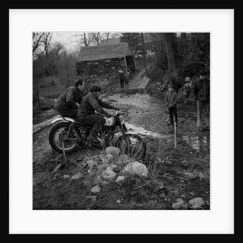 Motor Cycle Trial, Dalby by Manx Press Pictures