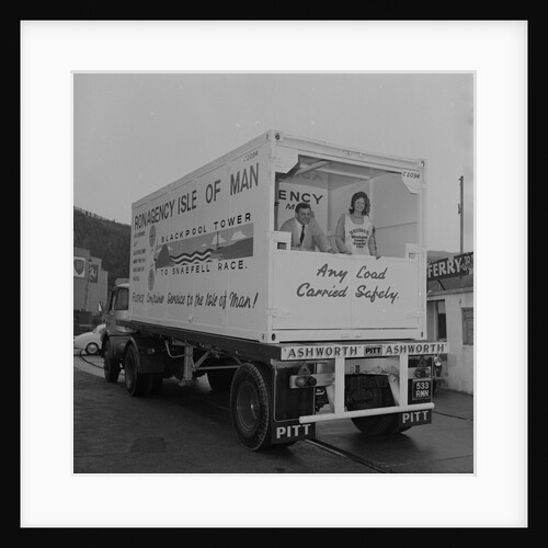 Miss Isle of Man in container by Manx Press Pictures