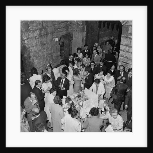 Cocktail party, Castle Rushen by Manx Press Pictures