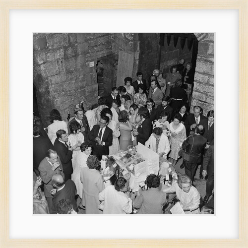 Cocktail party, Castle Rushen by Manx Press Pictures