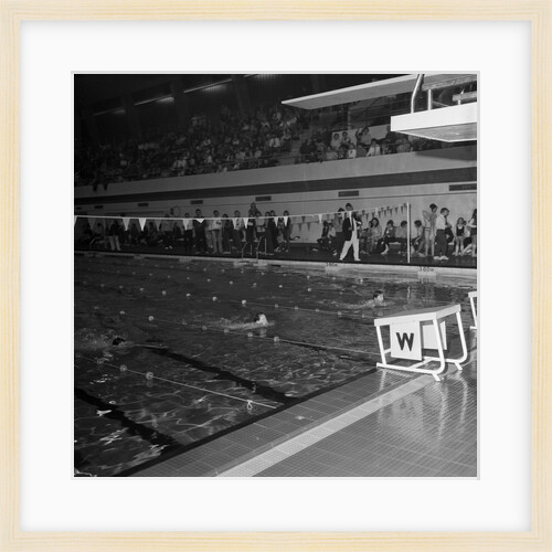 Swimmers at Derby Castle, Douglas by Manx Press Pictures