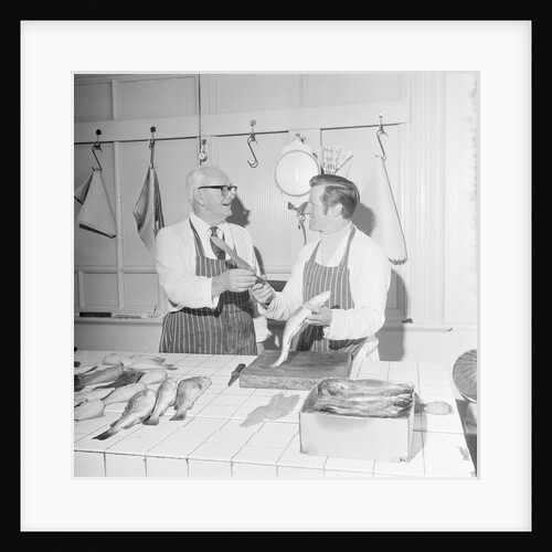 Retiring fishmonger, Isle of Man by Manx Press Pictures