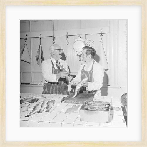 Retiring fishmonger, Isle of Man by Manx Press Pictures