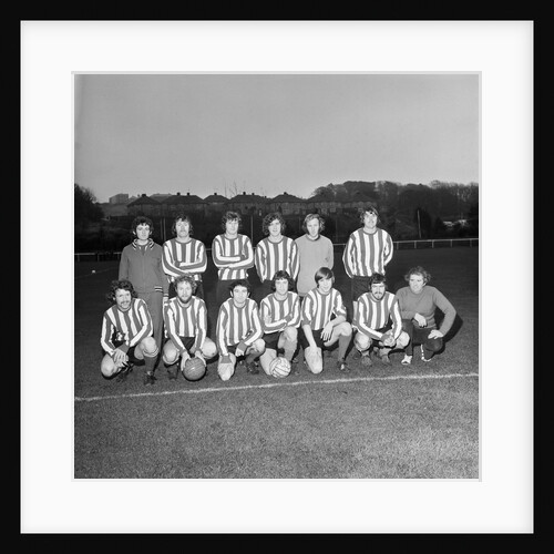 Men's football Cup Final, New Year's Day, Isle of Man by Manx Press Pictures