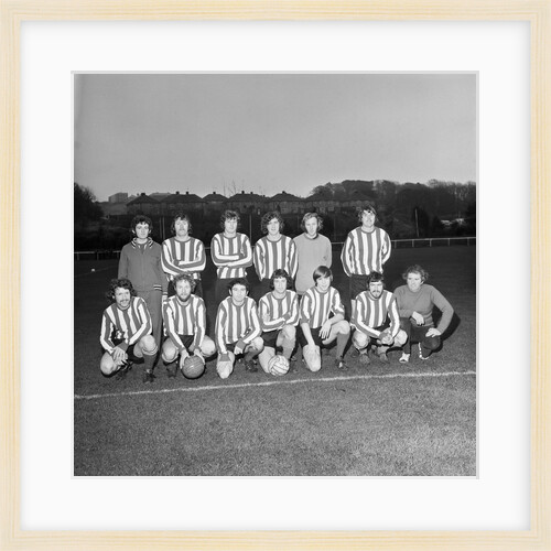 Men's football Cup Final, New Year's Day, Isle of Man by Manx Press Pictures