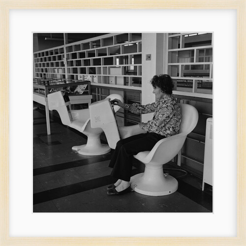 Television seats at Ronaldsway Airport by Manx Press Pictures