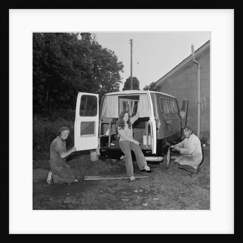 Homemade caravan by Manx Press Pictures