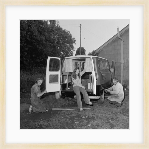 Homemade caravan by Manx Press Pictures