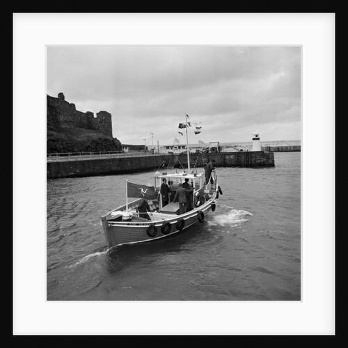 Launch of new fishing boat 'Manx Shearwater', Peel Harbour by Manx Press Pictures
