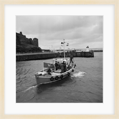 Launch of new fishing boat 'Manx Shearwater', Peel Harbour by Manx Press Pictures