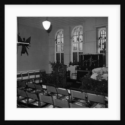Isle of Man Prison Chapel decorated for Christmas by Manx Press Pictures