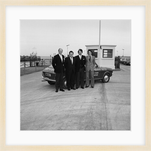 Tourist Board staff on Douglas Pier by Manx Press Pictures