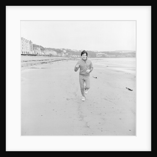 'Casino star' running along Douglas beach by Manx Press Pictures