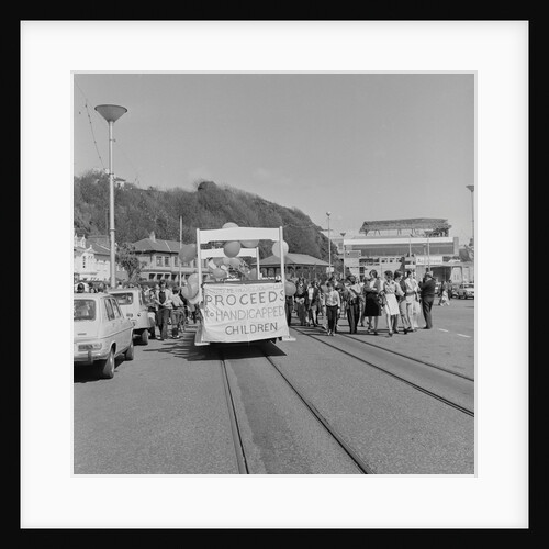 Sponsored tram push by Manx Press Pictures