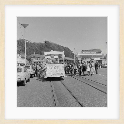 Sponsored tram push by Manx Press Pictures