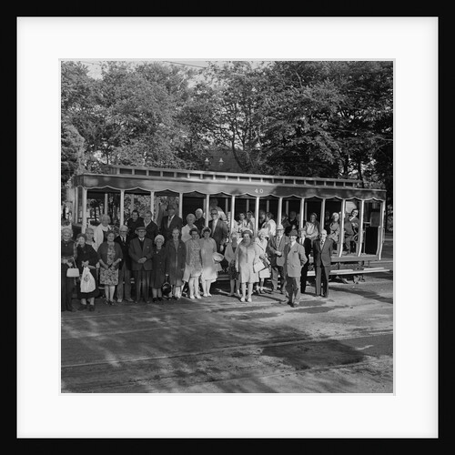 Ramsey old age pensioners at Snaefell Electric Railway by Manx Press Pictures