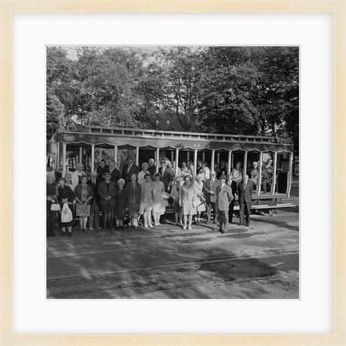 Ramsey old age pensioners at Snaefell Electric Railway by Manx Press Pictures