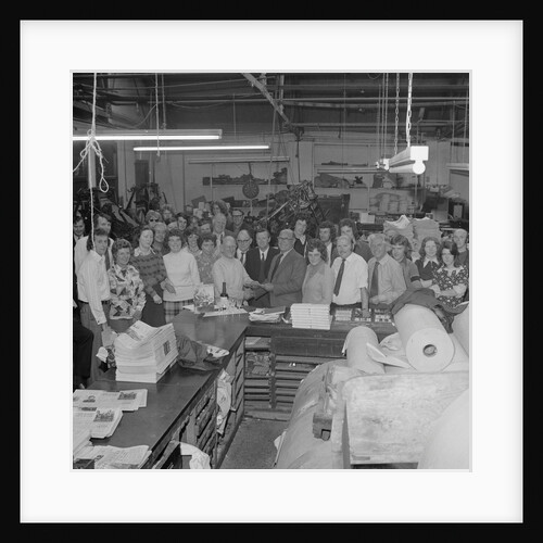 Retirement at Examiner newspaper by Manx Press Pictures