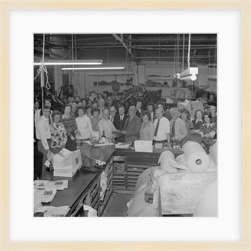 Retirement at Examiner newspaper by Manx Press Pictures