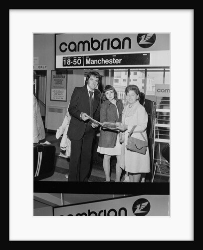 Holidaymakers arrive at Ronaldsway Airport by Manx Press Pictures