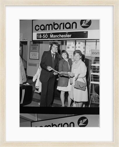 Holidaymakers arrive at Ronaldsway Airport by Manx Press Pictures