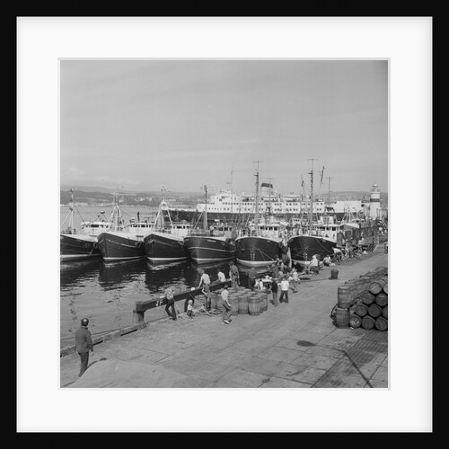 Fishing boats in Douglas Harbour by Manx Press Pictures
