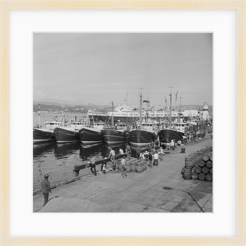 Fishing boats in Douglas Harbour by Manx Press Pictures