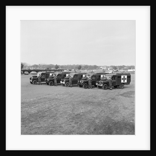 Army ambulances, The Grandstand, Douglas by Manx Press Pictures