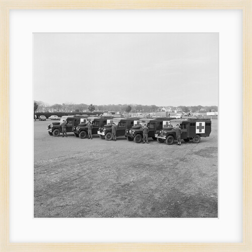 Army ambulances, The Grandstand, Douglas by Manx Press Pictures