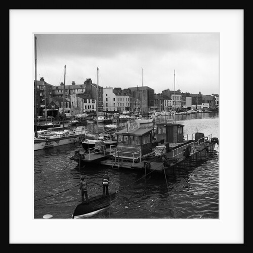 High tide, Douglas harbour by Manx Press Pictures