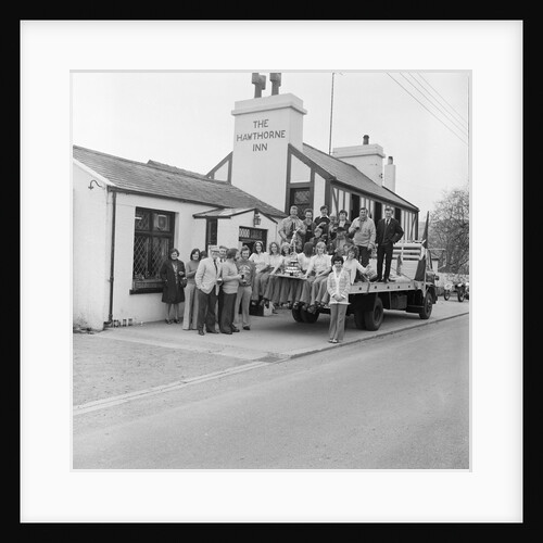 Castletown Brewery Wagon, TT Course, The Hawthorne Inn by Manx Press Pictures