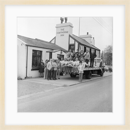 Castletown Brewery Wagon, TT Course, The Hawthorne Inn by Manx Press Pictures
