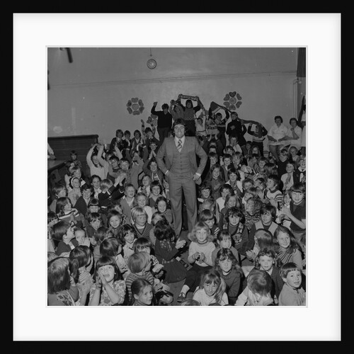 Kevin Keegan at Laxey School by Manx Press Pictures