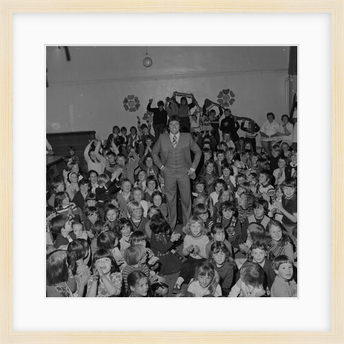 Kevin Keegan at Laxey School by Manx Press Pictures