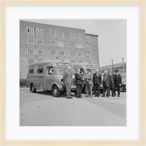 New ambulance, Noble's Hospital by Manx Press Pictures