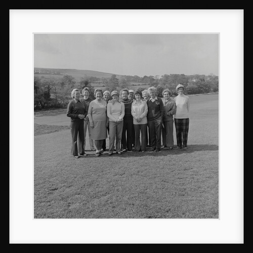 Lady Golf Champion competitors, Pulrose by Manx Press Pictures