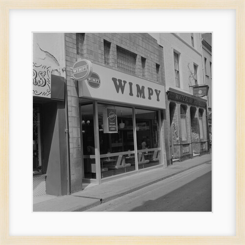 Opening of new Wimpy Bar, Strand Street, Douglas by Manx Press Pictures