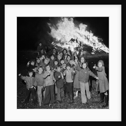 Bonfire on Promenade by Manx Press Pictures