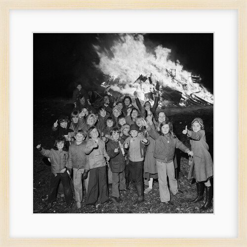 Bonfire on Promenade by Manx Press Pictures