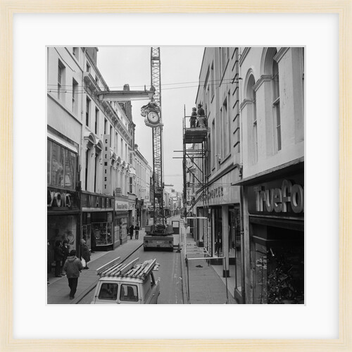 Marks and Spencer clock, Strand Street, Douglas by Manx Press Pictures