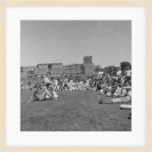 Liverpool football team players at school by Manx Press Pictures