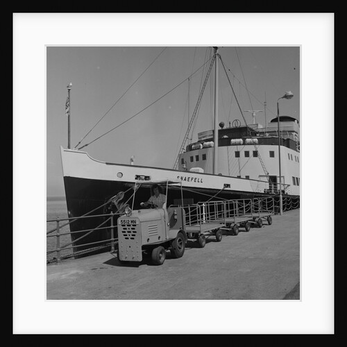 Luggage train, Victoria Pier by Manx Press Pictures