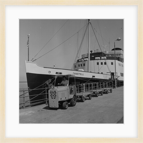 Luggage train, Victoria Pier by Manx Press Pictures