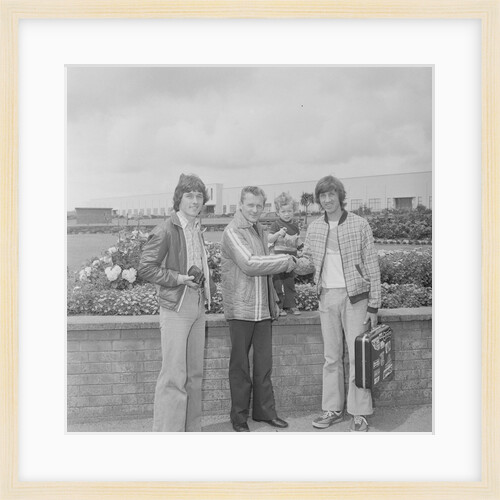 New Zealand TT rider at Ronaldsway Airport by Manx Press Pictures