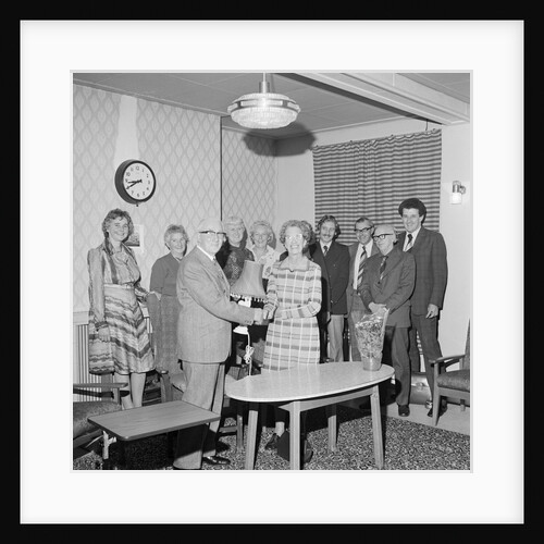 Presentation to Miss Lucas, Peel by Manx Press Pictures
