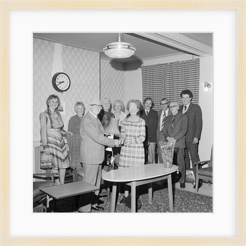 Presentation to Miss Lucas, Peel by Manx Press Pictures