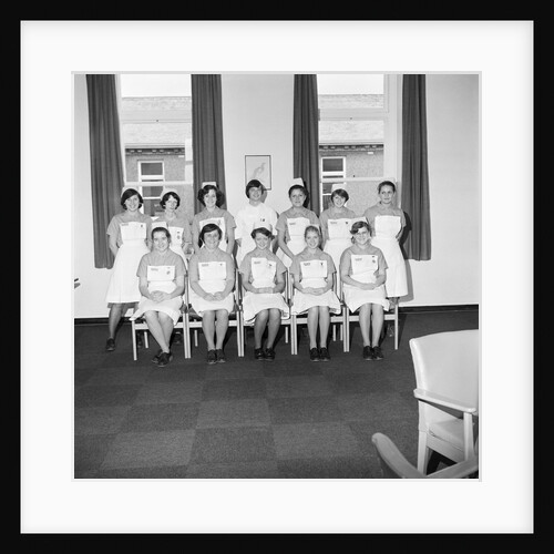 Student nurses, Noble's Hospital, Douglas by Manx Press Pictures