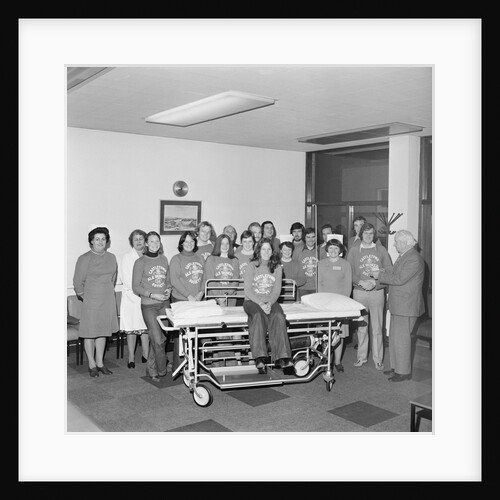 Castletown Ale Drinkers Society presentation to Noble's Hospital, Douglas by Manx Press Pictures